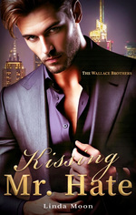 book cover - Linda Moon: Kissing Mr. Hate